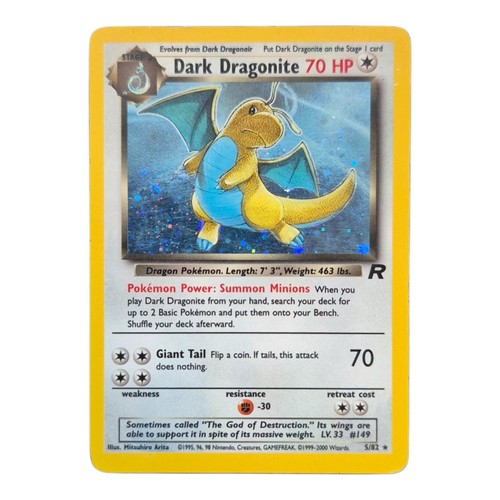 Pokemon tcg dark dragonite - dark,