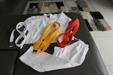 100% Baumwolle Karateanzug Junior/Basic 130 mit 3 x Gürtel für Kinder und Jugend