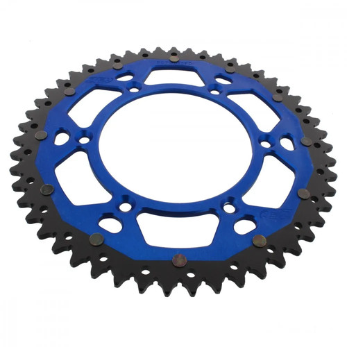 Kettenrad alu blau zähne - blau, 51-zähne