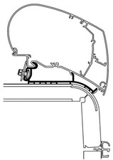 Roof adapter für eriba - roof,