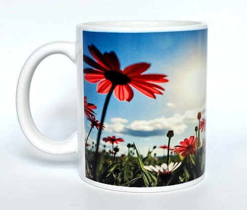 Tasse blumenwiese kaffeebecher - tasse,