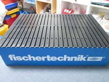 Fischertechnik -  großer Sortierkasten - blau - mit schwarzer Grundplatte  -