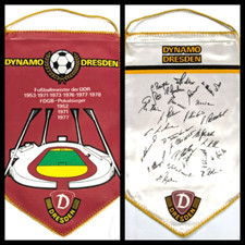 *RAR* Orig. Wimpel SG Dynamo Dresden DDR Oberliga Fußball Erfolge bis 1978 1953