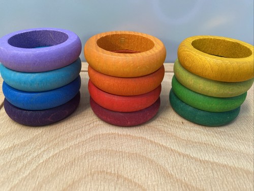 Grapat regenbogenringe aus - regenbogenringe,