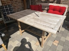 Teakholz  Gartentisch 90 cm x 140 cm (200 cm) ausziehbar