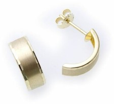 Neu ohrringe halbcreolen gold - neu,