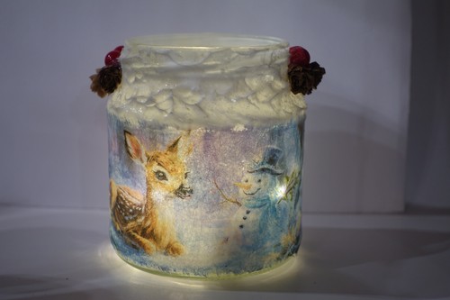 Teelicht tischdeko glas - tischdeko,