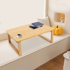 80*50*31cm Klappbarer Couchtisch,beistelltisch Aus Bambus,teetisch-logfarbe