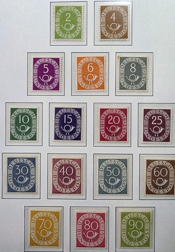 Bund 1949 1980postfrisch - bund, 1949-1980postfrisch