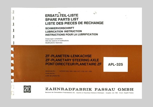 Planeten lenkachse apl - lenkachse,
