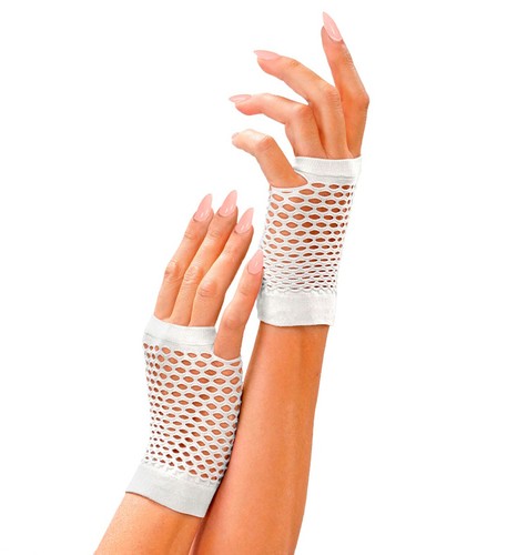 Weiße handschuhe handgelenk - weiße,