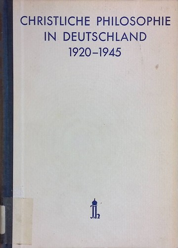 Christliche philosophie - philosophie, in