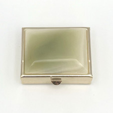 Vintage Pillendose Onyx Marmor