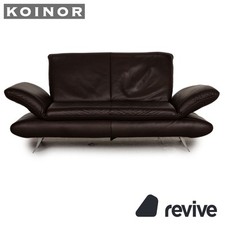 Koinor Rossini Leder Zweisitzer Braun Sofa Couch Funktion