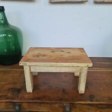 B0252 Schöner, alter Hocker ~ Bauernhocker ~ Schemel ~ Shabby Chic