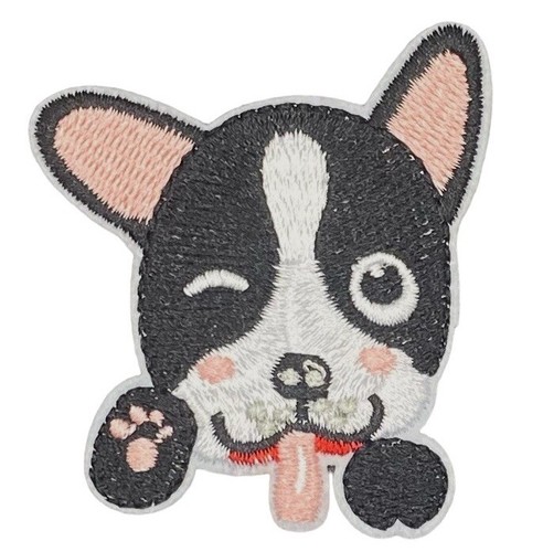 Bulldogge patch aufnäher - bulldogge,