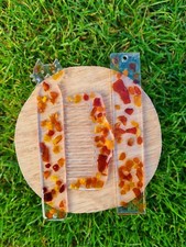 Baltic Amber 2 x bookmarks & comb set, epoxy resine orgonite, handmade bookmark,