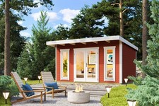 Gartenhaus Blockhaus  Pultdach