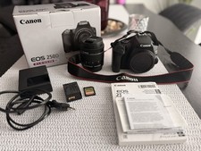 Canon EOS 250D 24.1MP DSLR-Kamera, Schwarz, Gehäuse