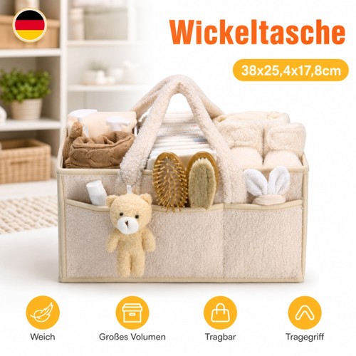 Windeltasche plüsch tragbar - windeltasche,