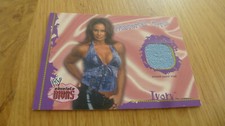 IVORY 2002 Fleer WWE Absolute Divas Material Girls Event Used Ring Mat