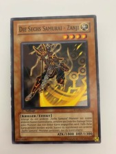 Yugioh Karte 1. Auflage DIE SECHS SAMURAI - ZANJI Monsterkarte STON-DE011 843
