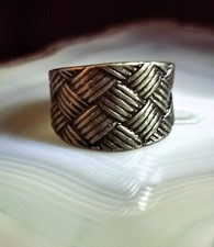 Ring Bronze Flechtoptik