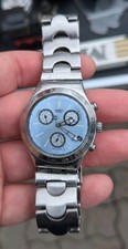 SWATCH Irony Stainless Steal AG 1997 Retro Vintage Uhr (Defekt?) 
