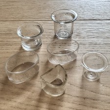 Vintage Klarglaseinlagen