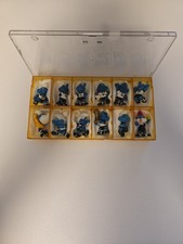 Ü-Ei Fußball Schlümpfe 1988 komplett mit Bällen, Embleme + Box Original Ferrero