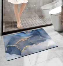 Badezimmer-Wasserabsorbierendes Teppich-Set, Gummi-Fußmatten, Kieselalgen-Schlam