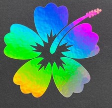 Auto-Aufkleber Hibiskusblüten - verschiedene Farben