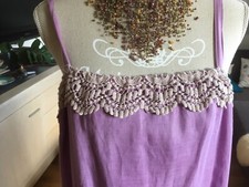 Damen Leinen Kleid  Exklusiv Firma Wrap London  46