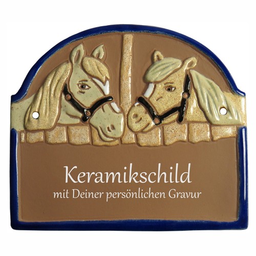 Keramik schild 14 0 cm - x,