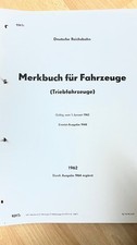 Merkbuch f Triebfahrzeuge DV 939 Dampf, Diesel, Ellok