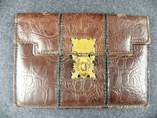 Antike Leder Handtasche