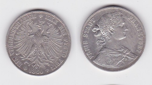 Vereinstaler silber münze - 1,