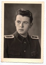 Foto Ak Offziers Anwärter Soldat A Schulterklappe NVA Volksarmee Oelsnitz