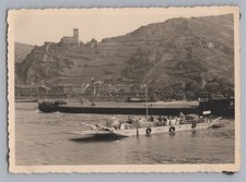 Kaub 1952 - Fähre Autofähre