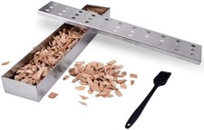 Räucherbox aus edelstahl - aus,