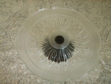 Tortenplatte Tortenständer rund mit Fuß  Glas ca. 31,5 cm / Höhe ca. 9 cm