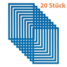 20x Plakatrahmen Wechselrahmen DIN A5 Kunststoffrahmen für Plakate Aufsteller 