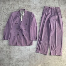 Vintage lila Doppel Setup Anzug