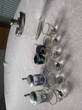11 Teiliges Schnaps  Set 10 Gläser und eine Glasflasche