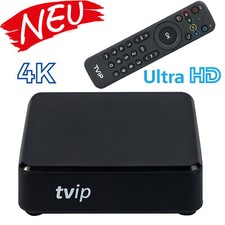 TVIP S-Box v.710 IPTV 4K HEVC Mediacenter HD Multimedia Streamer schwarz NEU