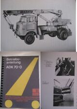 NVA IFA W50 ADK 70 BETRIEBSANLEITUNG,TAKRAF,AUTODREHKRAN,L60,FORTSCHRITT