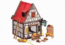 Playmobil 6219 - Mittelalterliche Bäckerei-2011- fast komplett, leichter Schaden