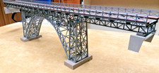 KIBRI Nr. 9704 Stahlträger-Viadukt Müngstertal Spur HO, 67,5 cm x 16,5 cm Höhe