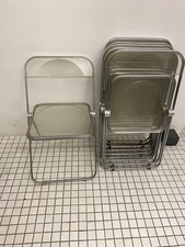 Giancarlo Piretti Plia Klappstühle für Castelli, 7er Set