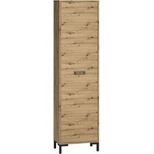 Nevio 01 Garderobenschrank für den Flur, schmaler Schrank Marmex